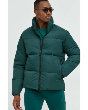 Abercrombie & Fitch kurtka męska kolor zielony zimowa