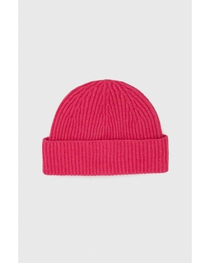 Abercrombie & Fitch czapka kolor różowy