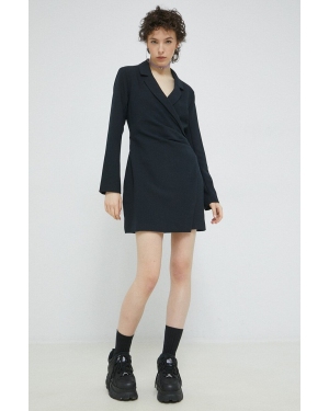 Abercrombie & Fitch sukienka kolor czarny mini dopasowana