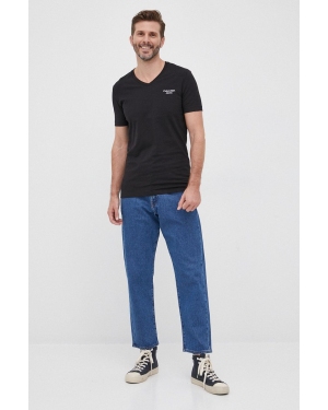 Calvin Klein Jeans t-shirt J30J320596.PPYY męski kolor czarny z nadrukiem