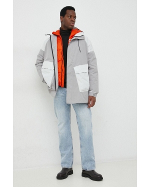 Calvin Klein Jeans kurtka męska kolor szary zimowa