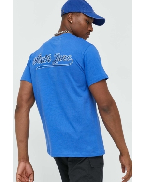 Sixth June t-shirt bawełniany kolor niebieski z aplikacją