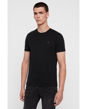 AllSaints t-shirt bawełniany (3-pack) BRACE SS CREW kolor czarny gładki MD130M