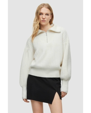 AllSaints sweter VIOLA JUMPER damski kolor biały WK008Y