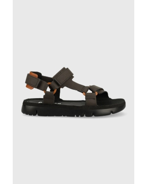 Camper sandały skórzane Oruga Sandal męskie kolor brązowy K100416.021