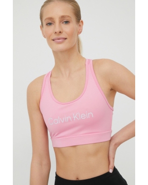 Calvin Klein Performance biustonosz sportowy CK Essentials kolor różowy