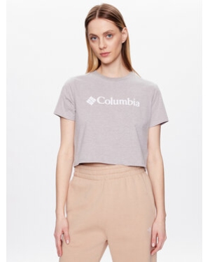 Columbia T-Shirt North Casades 1930051 Szary Cropped Fit
