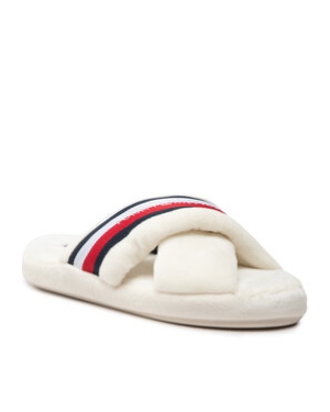 Tommy Hilfiger Kapcie Comfy Home Slippers With Straps FW0FW06888 Beżowy