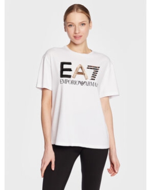 EA7 Emporio Armani T-Shirt 3RTT36 TJDZZ 1100 Biały Relaxed Fit