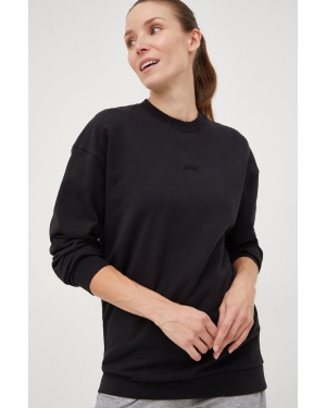 Arkk Copenhagen bluza bawełniana kolor czarny gładka