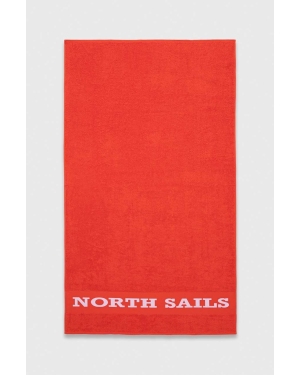 North Sails ręcznik bawełniany kolor pomarańczowy
