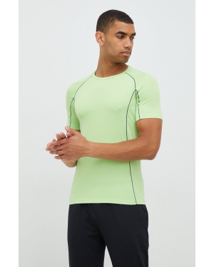 4F t-shirt do biegania kolor zielony z nadrukiem